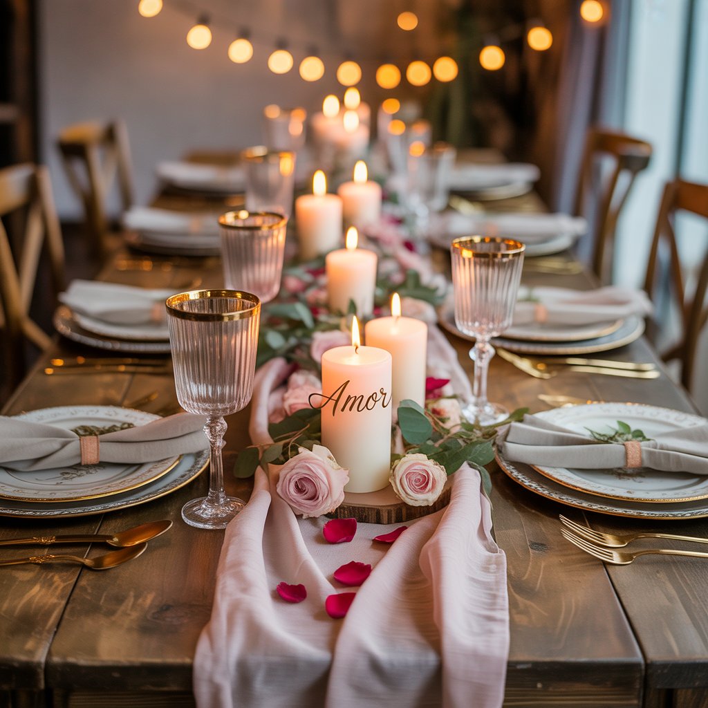 Vibrant Tablescapes That Wow: Indoor & Outdoor Dining Party Decor to Impress 6 Colorful table styling details with lemons, velvet ribbons, and flower petals