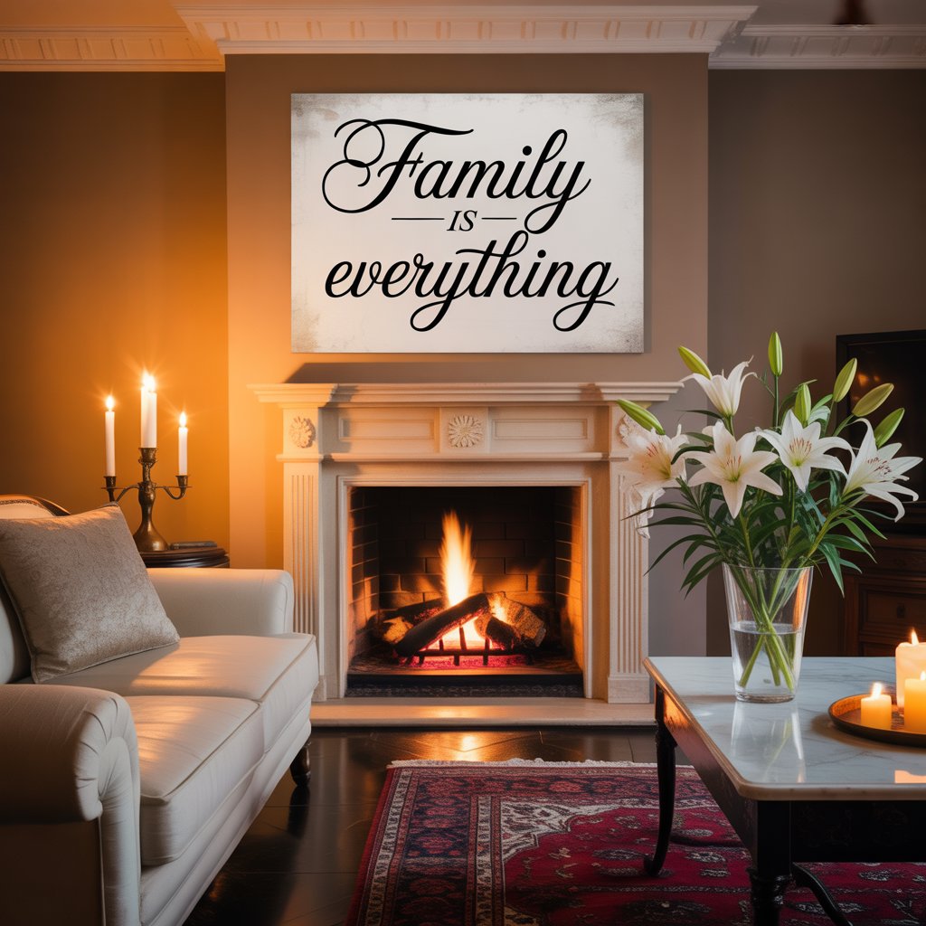 Quotes That Belong on Your Family Canvas Wall Art 8 “Hands holding sparklers raised against the night sky, symbolizing unity, energy, and the spirit of meaningful celebration.”
