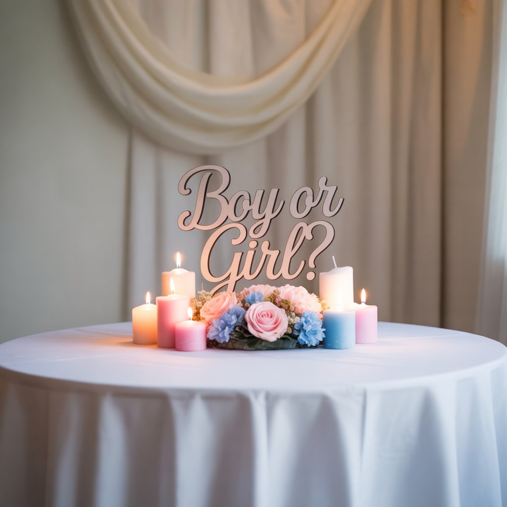 it's a girl or boy table setting