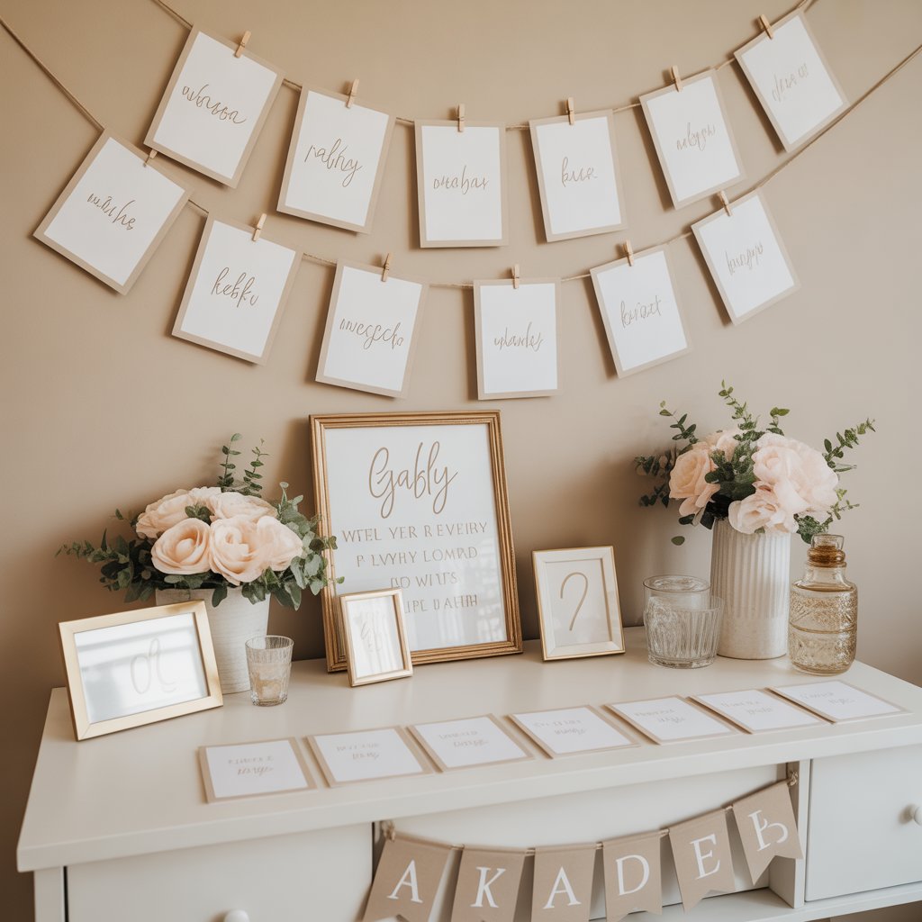 garden party gender reveal inspiration