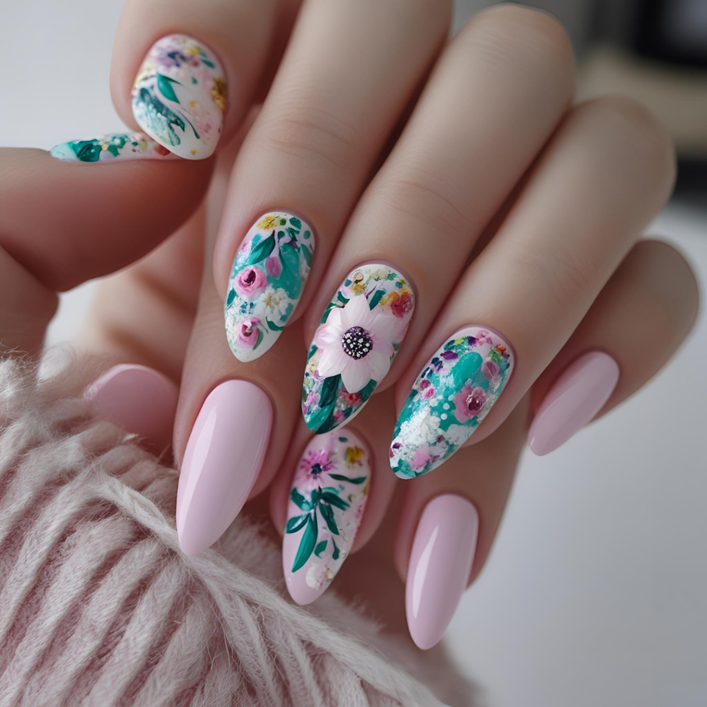 Nail Art Ideas 2025: Simple, Elegant & Trending Designs You’ll Love 5 DIY nail art in progress using simple tools at home.