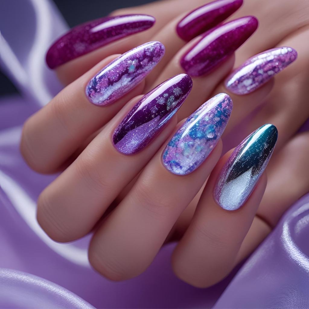 Nail Art Ideas 2025: Simple, Elegant & Trending Designs You’ll Love 6 Trending nail art 2025 styles with velvet, jelly, and chrome finishes.