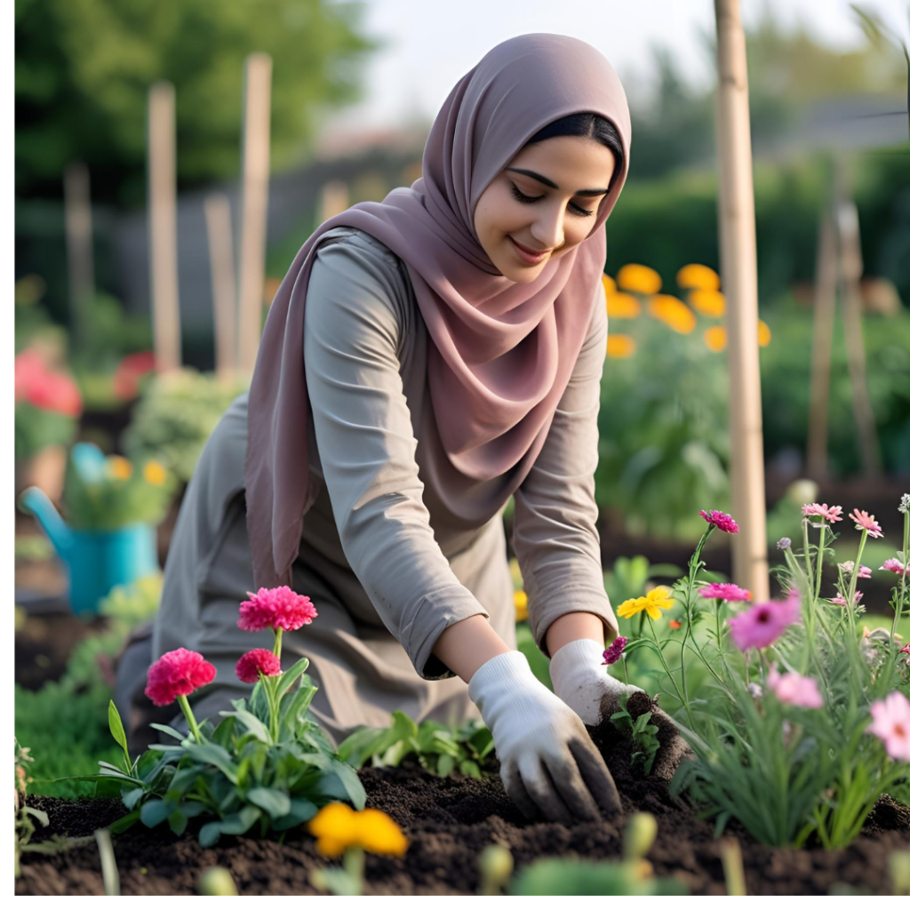Hobbies That Enrich Your Life: 12 Inspiring Ideas to Boost Joy & Creativity 6 A gardener planting flowers and enjoying a peaceful outdoor hobby.