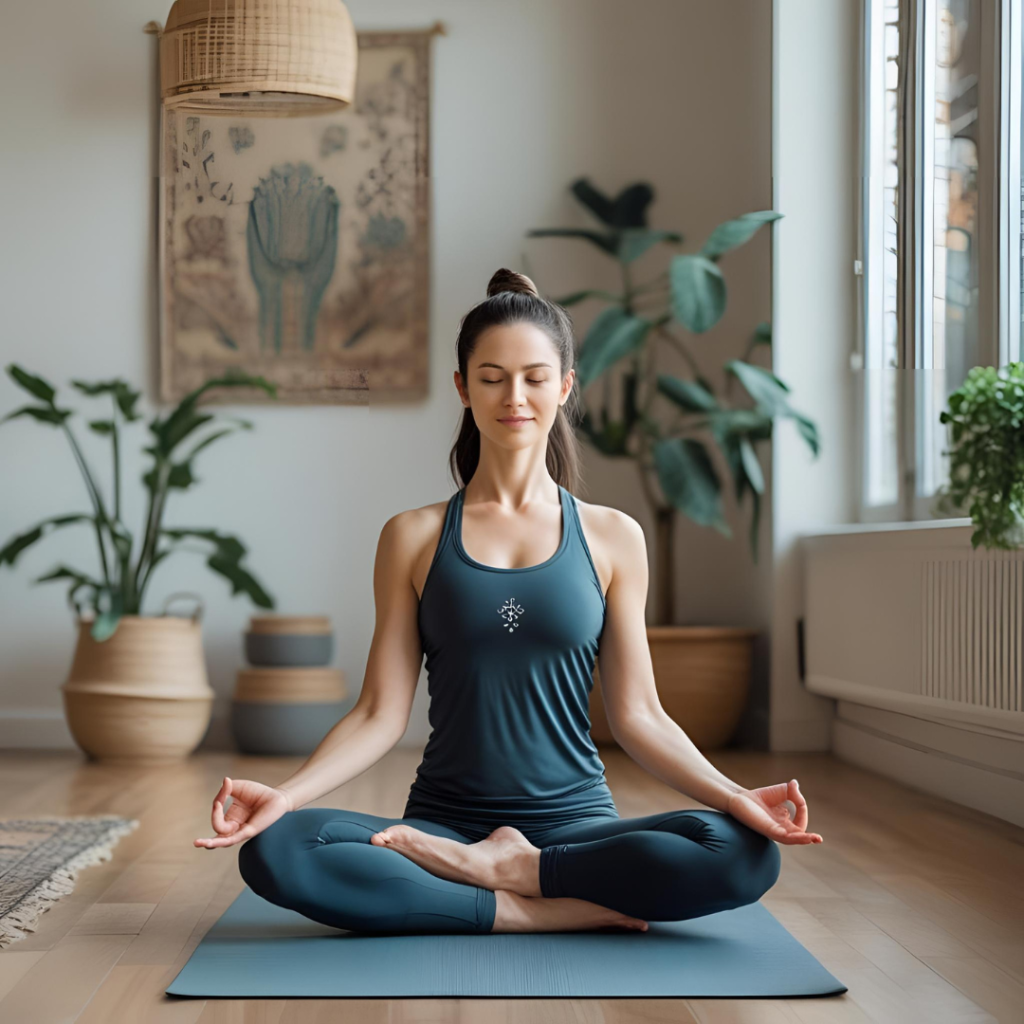 Hobbies That Enrich Your Life: 12 Inspiring Ideas to Boost Joy & Creativity 12 Practicing yoga indoors as a calming fitness hobby.