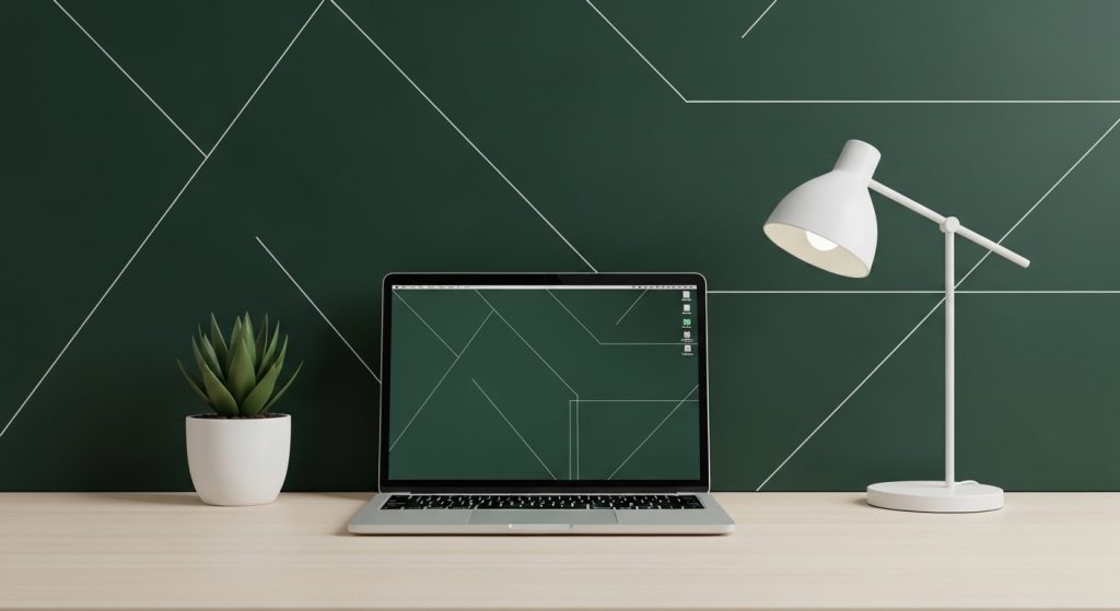 Laptop Wallpaper HD 1080p Aesthetic Dark Green White – Minimal & Stylish Backgrounds 12 Trendy 2025 Laptop Wallpaper HD 1080p Aesthetic Dark Green White.