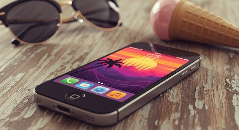 First thing after the title — when you upload your main vintage iPhone wallpaper photo, put the alt text: