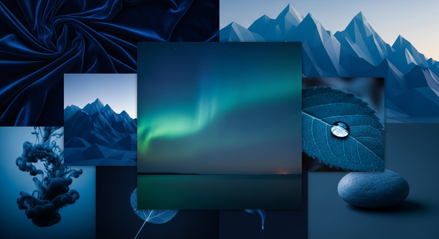 “Laptop Wallpaper HD 1080p aesthetic dark blue HD design on sleek laptop screen, minimal and elegant background for modern workspace.”