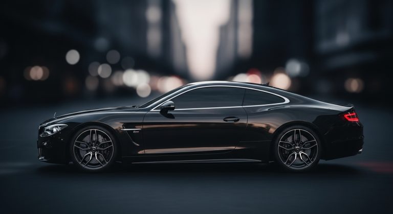 Laptop wallpaper aesthetic HD 1920x1080 dark luxury car background, sleek and stylish desktop design.