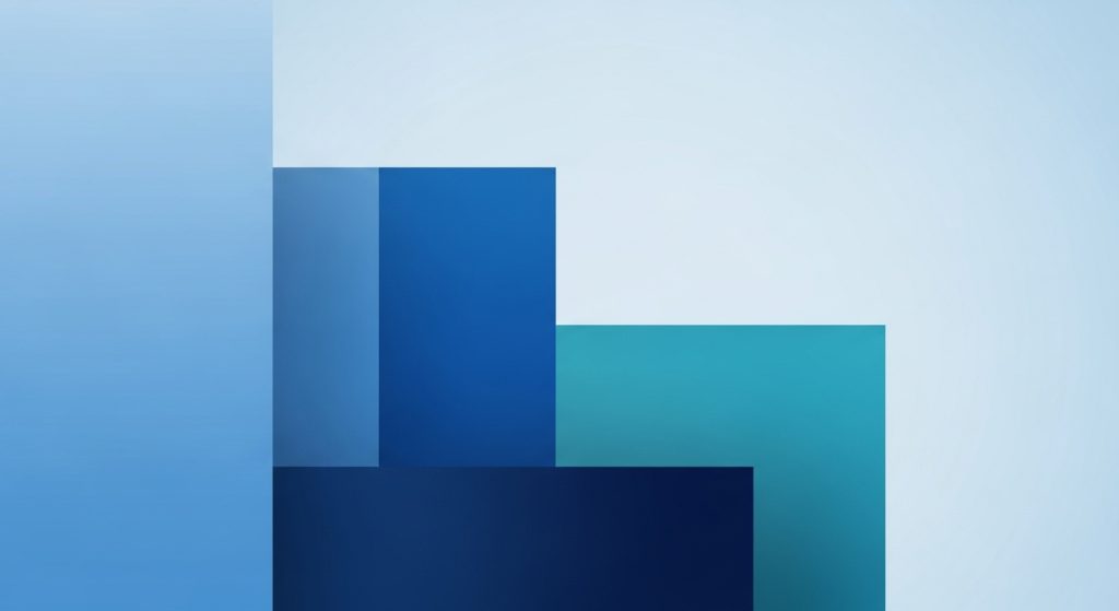 Aesthetic Wallpaper Background iPhone Blue Stylish & Minimal 4 Minimal blue iPhone wallpaper with simple shapes and gradients, clean modern background"