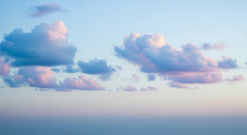 Aesthetic Wallpaper Background iPhone Blue Stylish & Minimal 5 "Calming iPhone wallpaper with soft pastel blue clouds and peaceful aesthetic background"