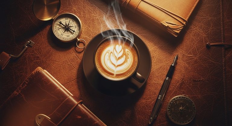 Aesthetic vintage brown iPhone wallpaper featuring warm coffee tones, leather textures, and cozy retro elements for a timeless, elegant phone screen.