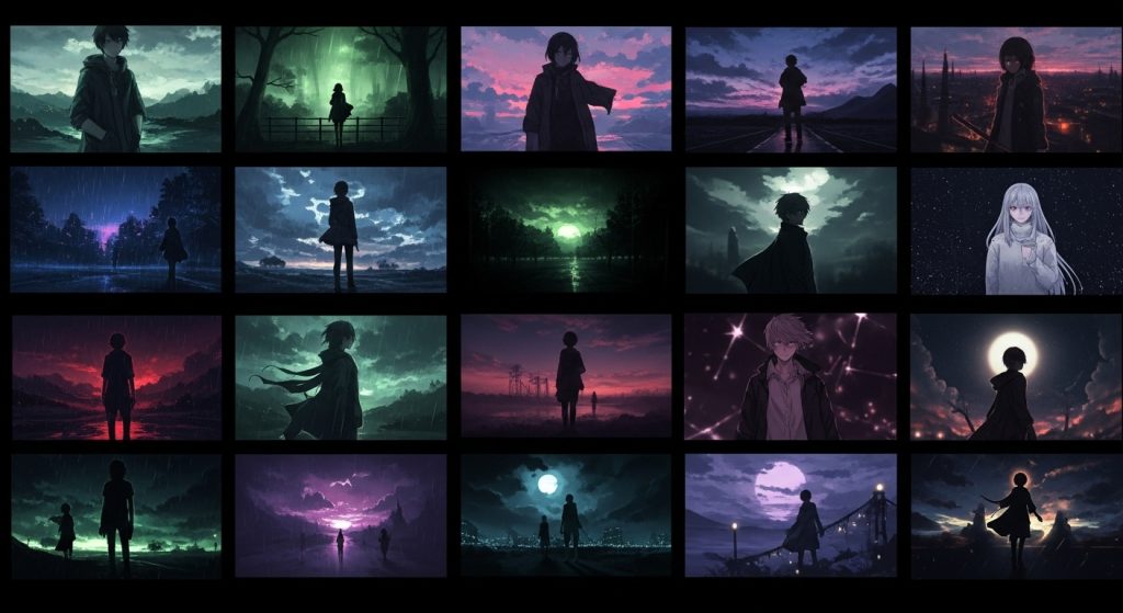 Top 20 Dark Aesthetic Anime Wallpapers in HD 1080p for Laptops 6 “Dark Aesthetic Anime Wallpapers with candle-lit tones and moody anime scenery.”