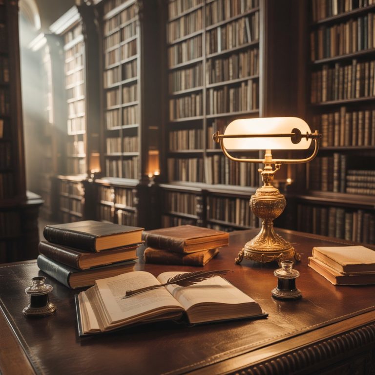 Elegant Laptop Wallpaper HD 1080p Aesthetic Dark Academia Dark featuring old library and timeless academic charm.