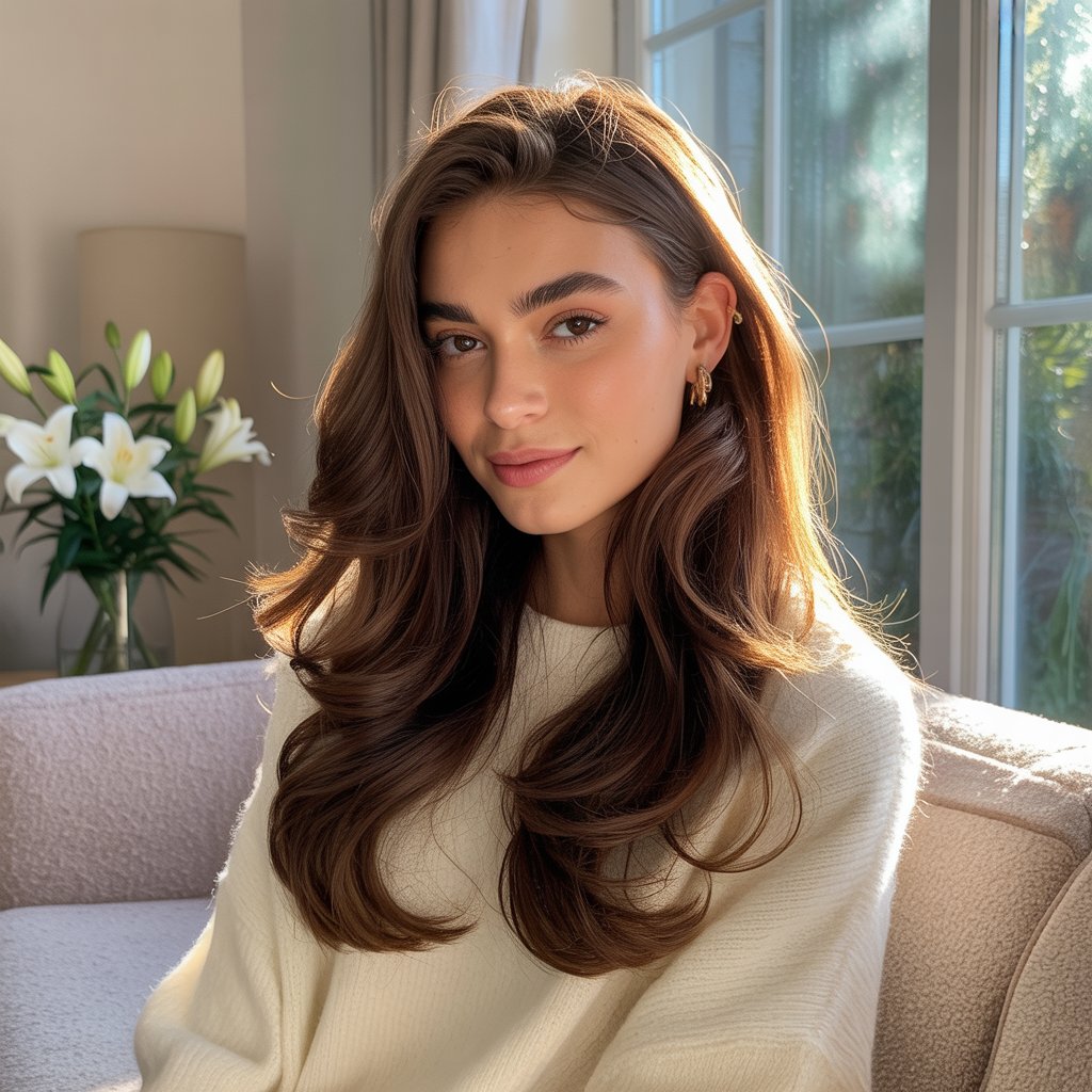 60 Second Hairstyles: Quick & Easy Looks for Long Hair 2 This hairstyle works great for brunch dates, casual Fridays, and everyday elegance.