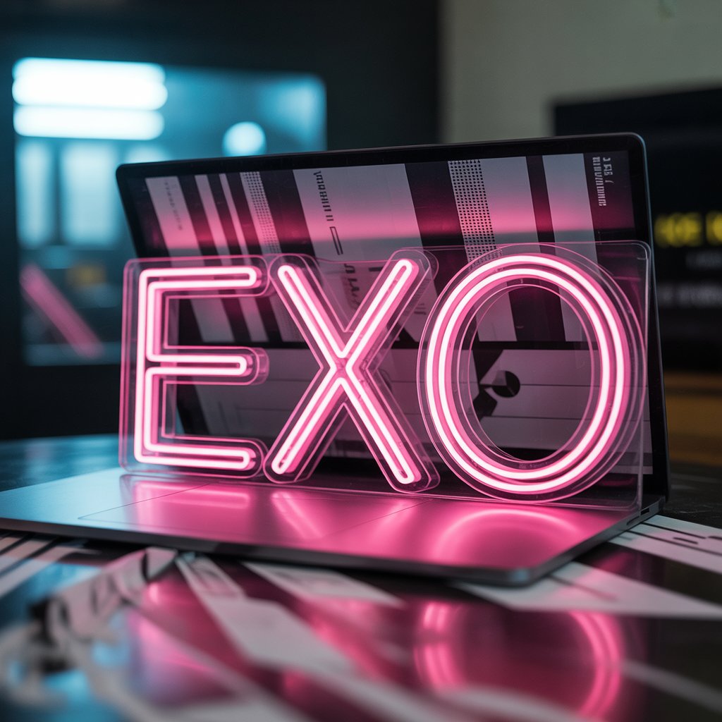 EXO Desktop Wallpaper HD 1080p Dark Aesthetic for Laptop 6 Top 20 EXO Desktop Wallpapers in HD 1080p featuring dark aesthetic, retro VHS, neon, and cinematic styles for stylish laptop screens.