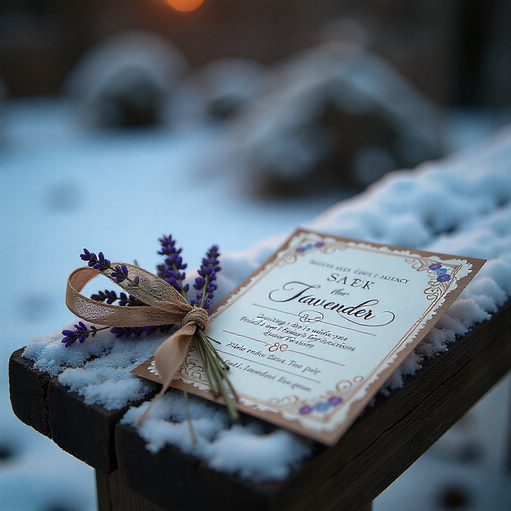The Perfect Tea Party: A Delightful Gathering of Elegance and Charm 4 Tea party invitation with rose motifs and hand-tied ribbon on parchment-style paper.