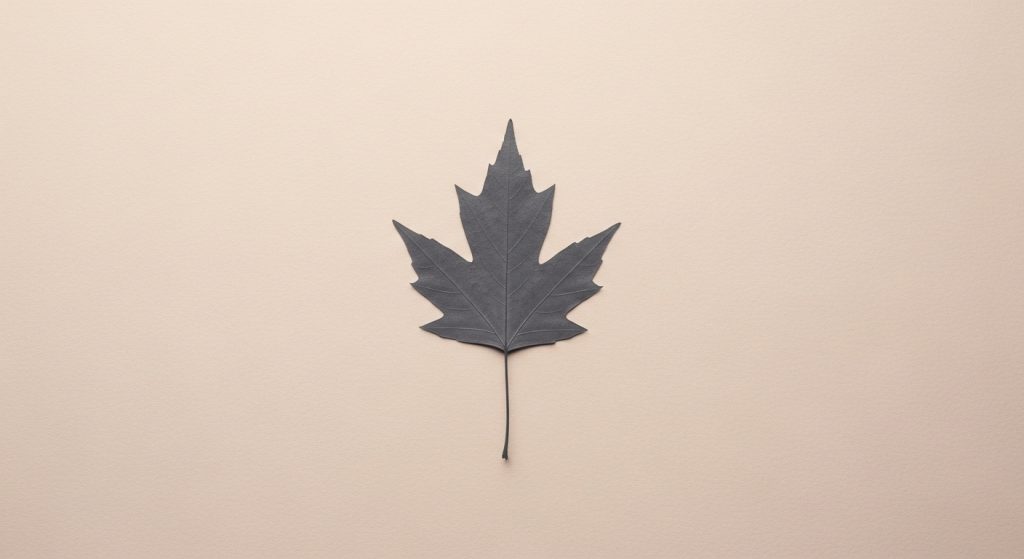 Simple Aesthetic Wallpaper Backgrounds: Minimalist Designs for a Calm & Stylish Look 13 Minimal iPhone wallpaper showing a single leaf silhouette over beige pastel background, aesthetic calming mood.
