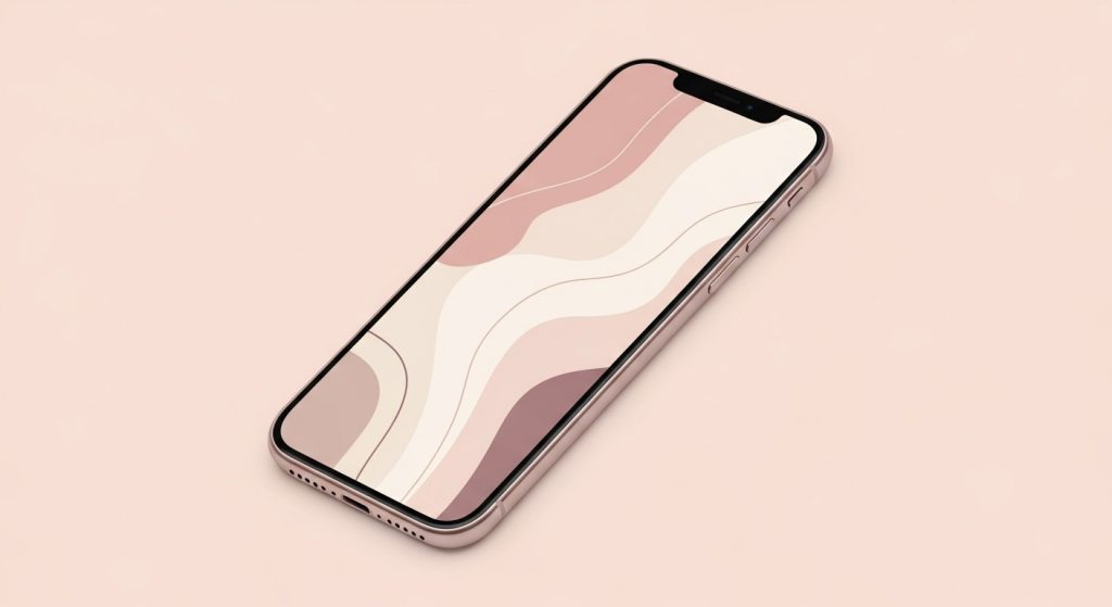Pastel Pink Aesthetic Wallpapers Soft & Minimal Backgrounds for iPhone 2 A soft pastel pink iPhone wallpaper mockup with minimal abstract design, clean background, and calming aesthetic.