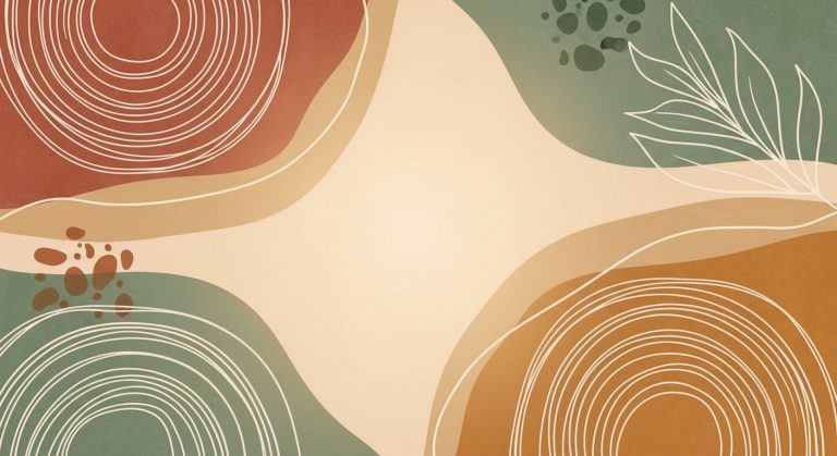 “A calming aesthetic mindful living wallpaper with earthy tones, minimal patterns, and a serene digital design for a peaceful laptop background.”
