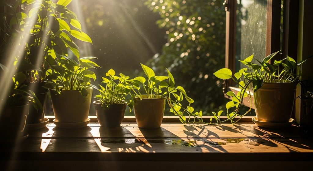 Aesthetic Wallpaper Ideas: Sunlight Through Window Plants for iPhone 5 Whisk e42d883952