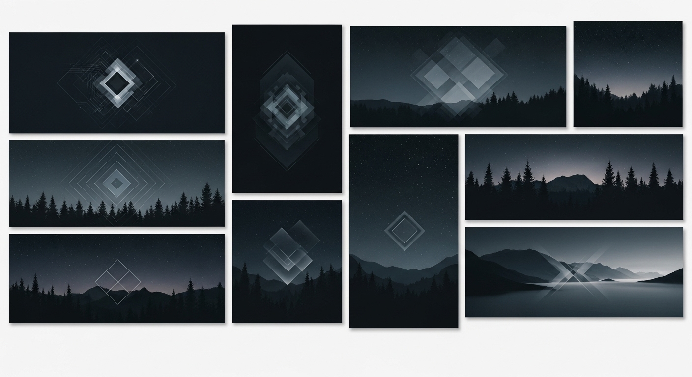 Dark aesthetic wallpaper backgrounds for PC with minimal and stylish desktop designs in HD, creating a sleek and modern workspace look.