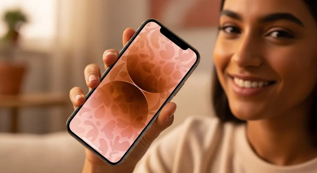 Vintage Retro Brown & Pink iPhone Wallpaper Aesthetic 11 Whisk da2e754ed09411681894a19bcbe89e42dr