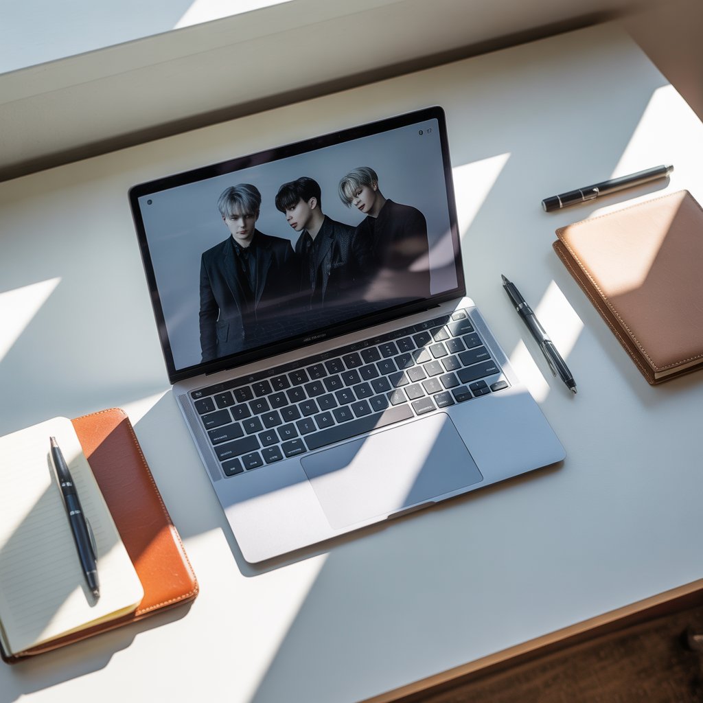 Laptop Wallpaper HD 1080p Aesthetic Dark BTS – Stunning Backgrounds for Your Screen 5 a clean modern minimalist workspace phot aQbvEFsBSb6YN3AE98ZmnQ zOwwvQodSfybkToTK008Iw