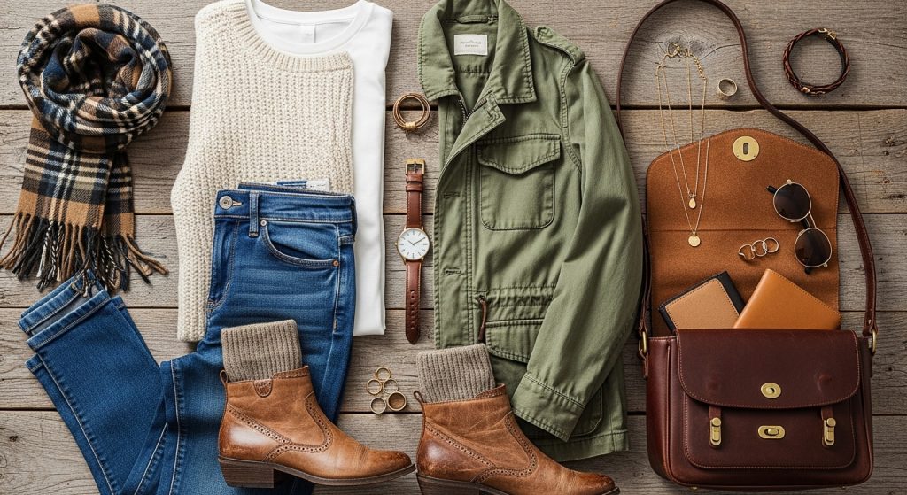 The Ultimate Guide to Outfits: How to Build Stylish Looks for Every Day 13 Aesthetic layout showing how to style an outfit.