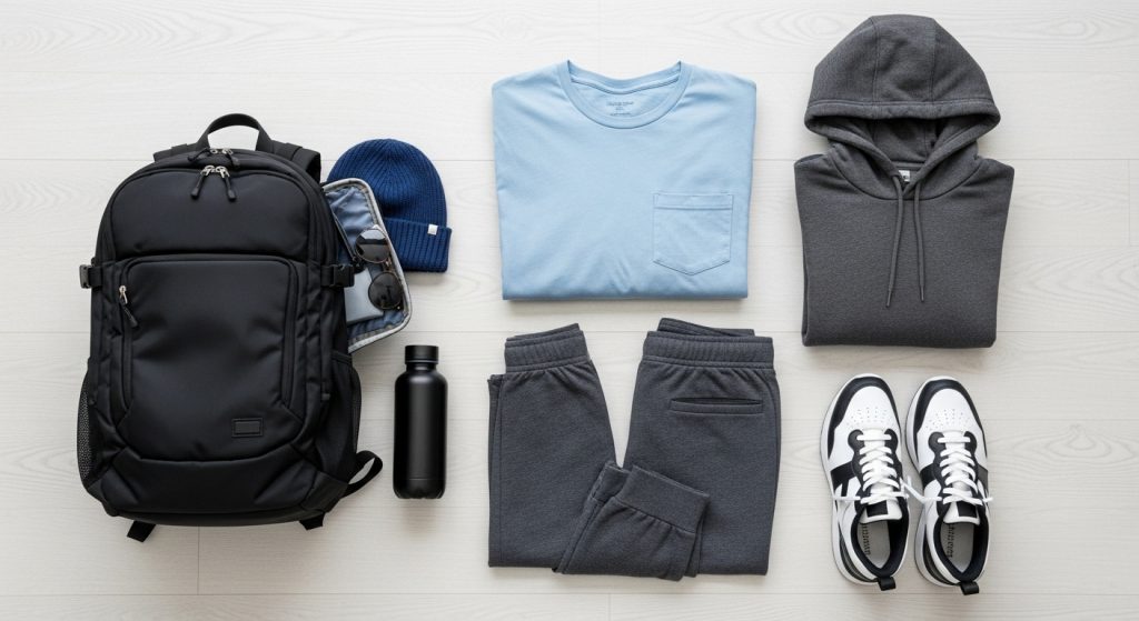 The Ultimate Guide to Outfits: How to Build Stylish Looks for Every Day 24 Comfortable travel outfit ready for airport trips.