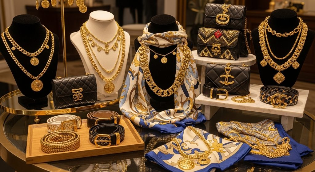 The Ultimate Guide to Outfits: How to Build Stylish Looks for Every Day 17 Accessories arranged for outfit styling.