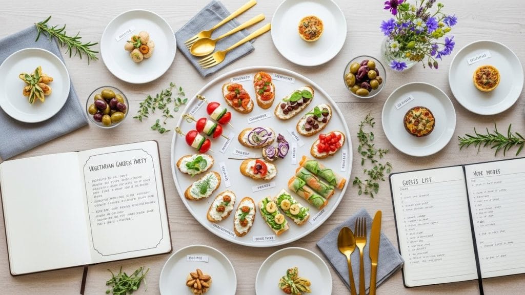 Planning a balanced vegetarian New Year appetizer menu