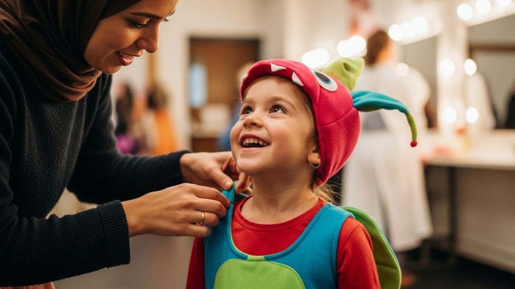 Safe and comfortable homemade costume for kids