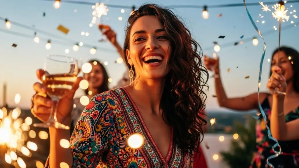 Celebration Glow Guide. Beauty Tips That Make You Glow All Day 8 Confident celebration glow with natural beauty and genuine smile