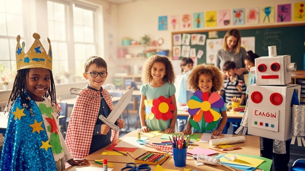 Simple and comfortable school costume ideas for kids