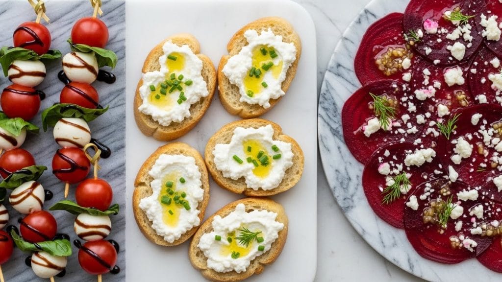  Elegant cold vegetarian appetizers for New Year celebrations