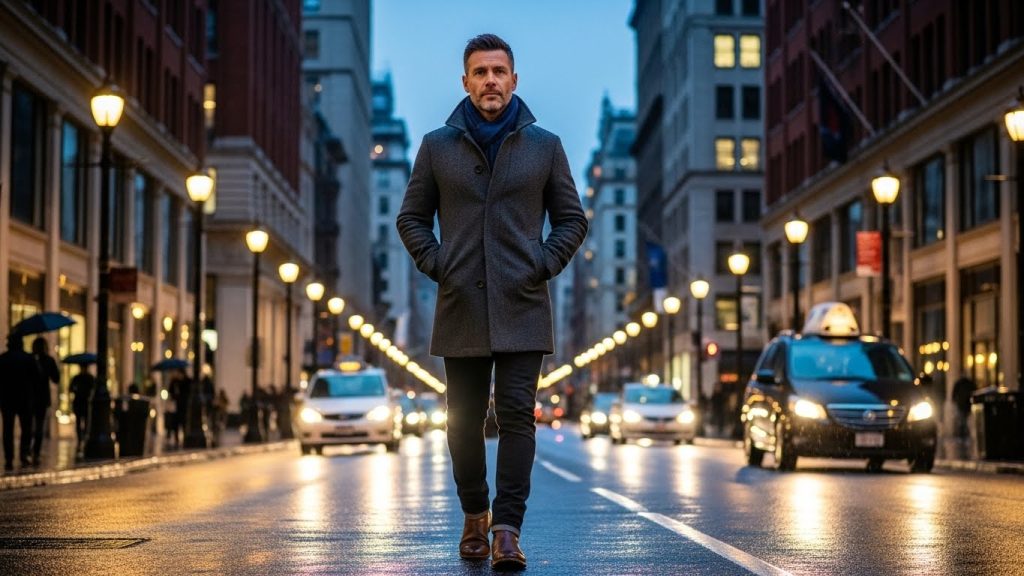 Timeless outerwear featured in men’s fashion guide