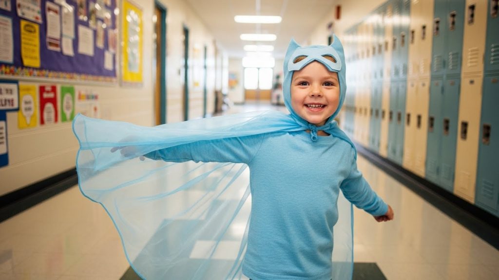 Comfortable fabric based school costume for kids