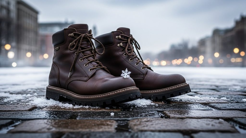 Durable winter boots suitable for European cold weather walking