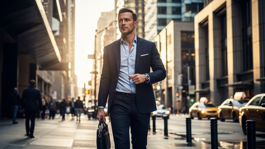  Timeless tailored blazer featured in men’s fashion guide