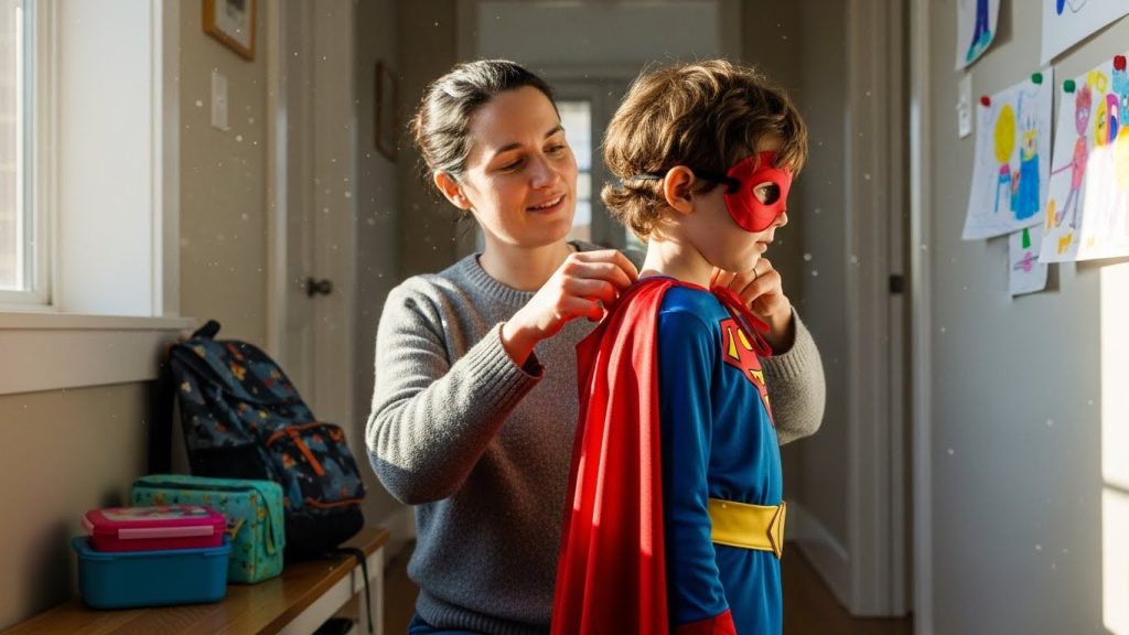 Safe and secure school costume for kids