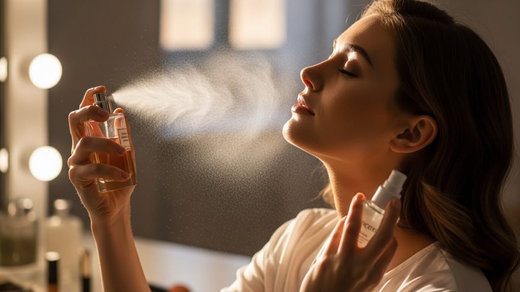 Final beauty details for traditional celebration readiness