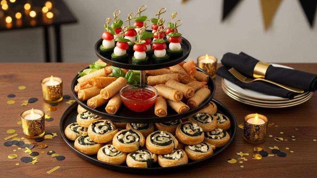  Elegant presentation ideas for a vegetarian New Year appetizer table