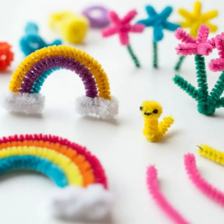 Pipe Cleaner Flowers Rose Craft Guide for Creative Hands