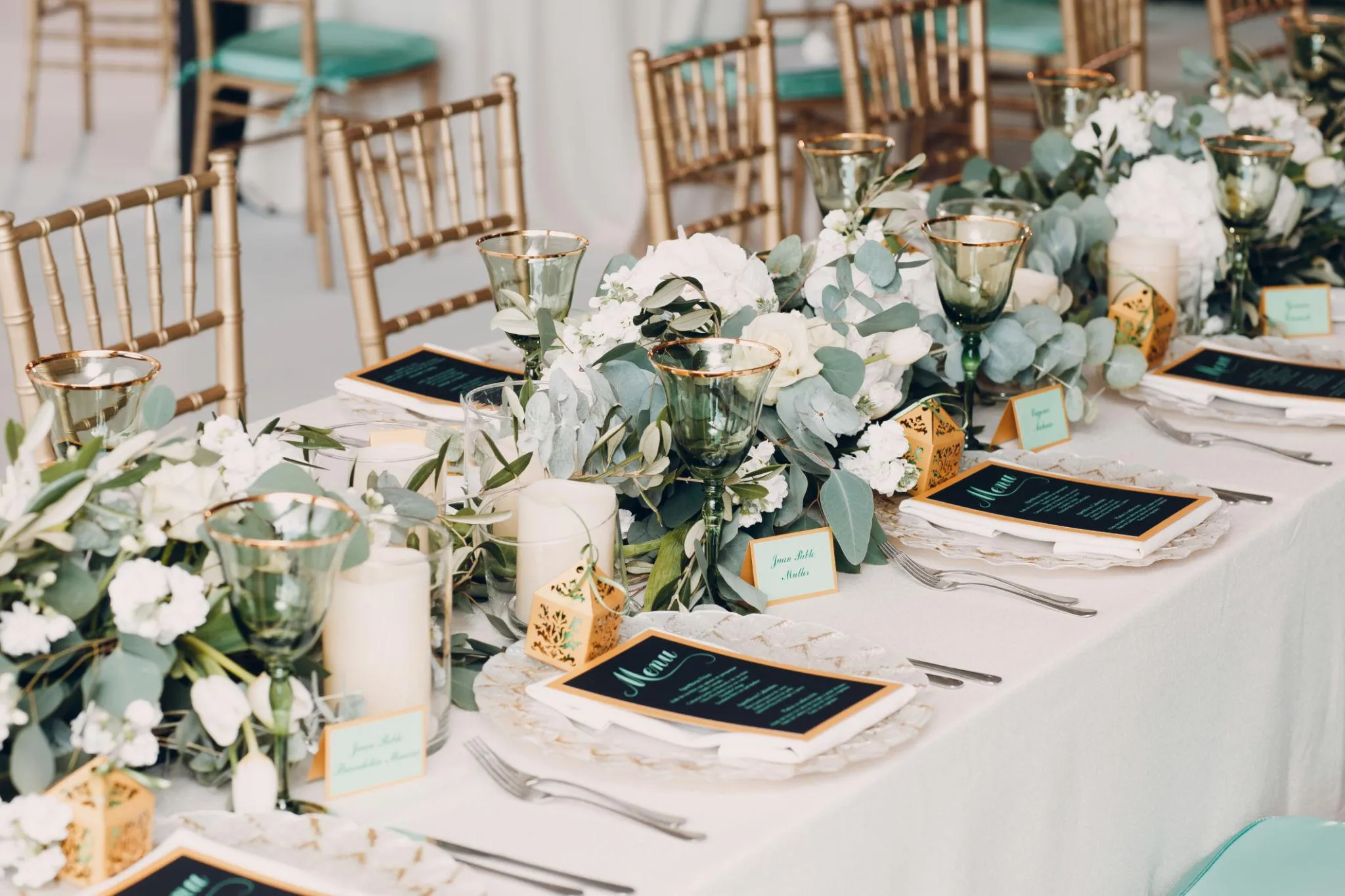 Elegant olive green wedding 2026 reception decor with earth tone palette and candlelight