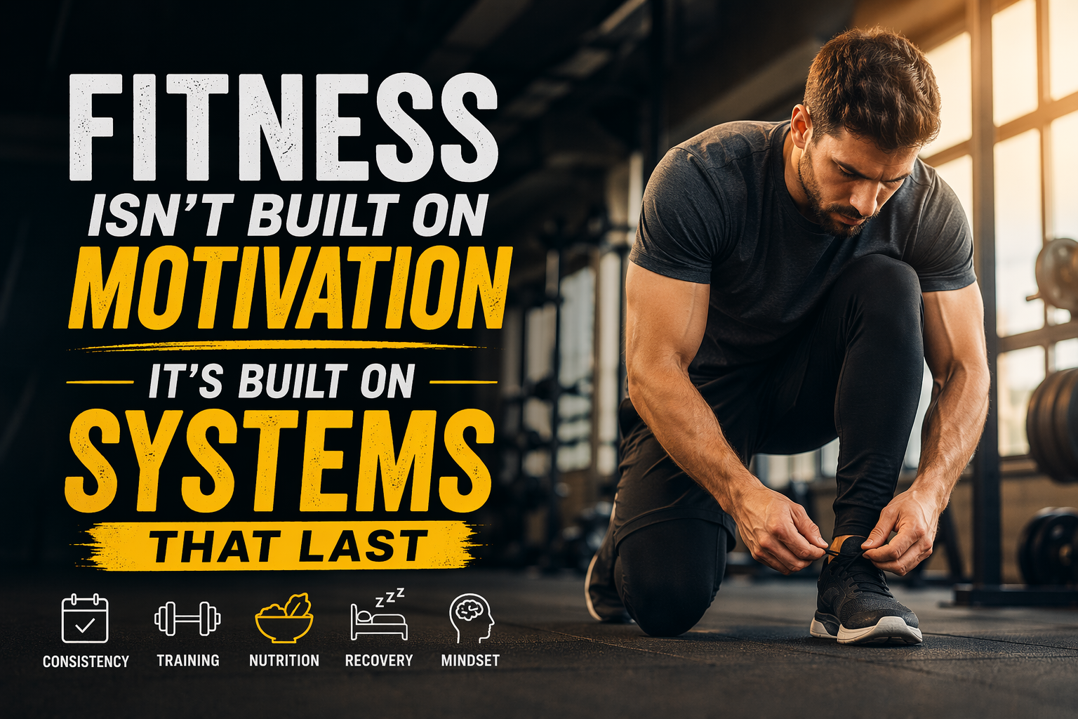 Fit Built Fitness Isn’t Built on Motivation Build Systems That Work