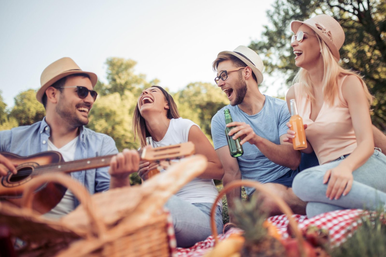 Friends celebrating together outdoors, sharing laughter and creating lasting memories during a friendship day gathering.