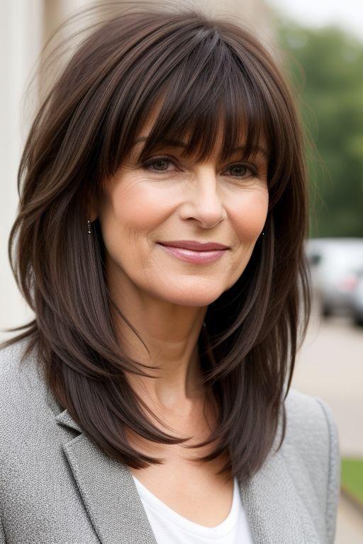 20 Flattering Hairstyles with Bang for Women Over 70 That Look Timeless and Youthful