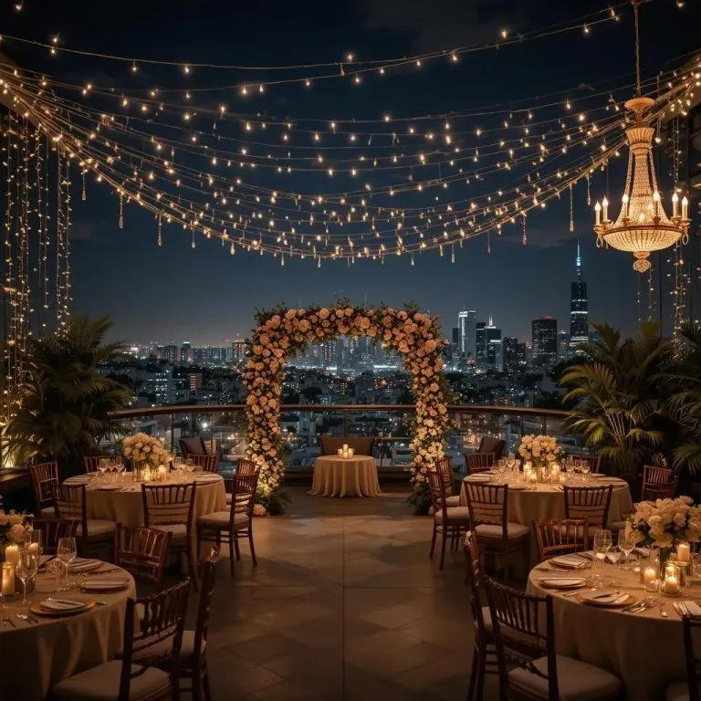 27 Elegant Rooftop Wedding Reception Themes Couples Love in 2026