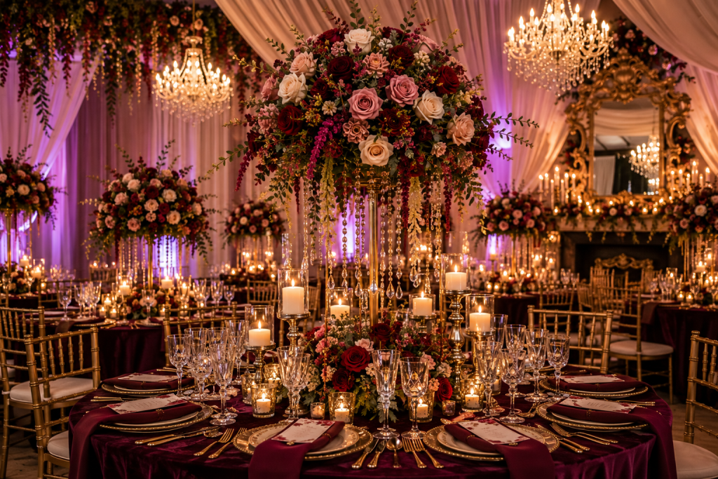Romantic Maximalist Wedding Decor Ideas for a Bold, Luxurious, and Unforgettable Celebration 6 0b13afc7 d5c4 4e1b 9c27 b16842037295