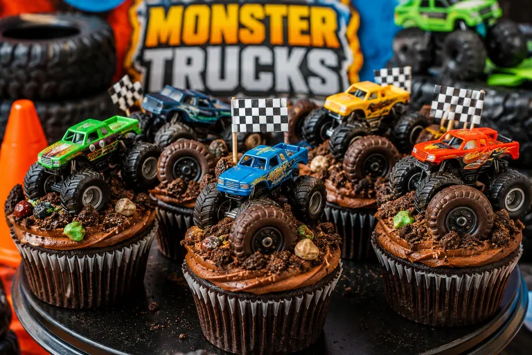 Monster Truck Cupcakes